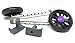 TREADZ/Sport Edition: Universal Walker Wheel Kit with Free Flexfit Skis (Playful Purple)