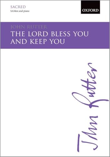 The Lord Bless You And Keep You: Sab Vocal Score