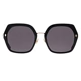 Vedi Vero Grey Hexagonal Ladies Sunglasses VVCC13 BLK 55