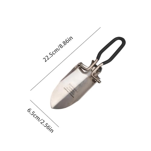 Pelle pliante portable extérieur pliable acier inoxydable rando - 6