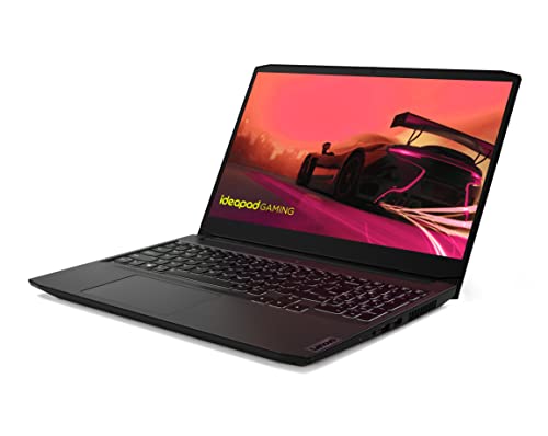 Lenovo IdeaPad Gaming 3 Gen 6 Laptop, 39,6 cm (15,6 Zoll), FullHD 60 Hz (AMD Ryzen 5 5600H, 16 GB RAM, 512 GB SSD, NVIDIA GeForce GTX 1650-4 GB, ohne Betriebssystem), Schwarz, QWERTY-Tastatur Spanisch – Bild 3