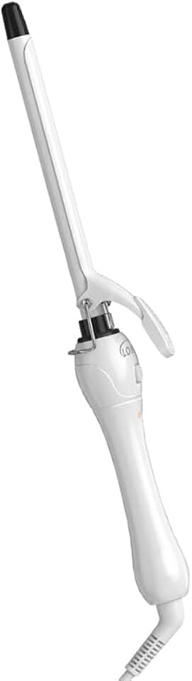Modelador De Cachos LONYAN Ionização Ondas Profissional Cacheador Bivolt 220V 127V 9 mm Anti Frizz À Prova Negativos Sem Danos Ao Cabelo Rápido Aquecimento (Branco)