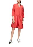 Kleid kurz Q/S by s.Oliver Damen Lässiges Hemdblusenkleid red 44