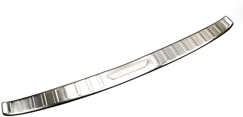 ITrims Outer Side Exterior Rear Trunk Bumper Guards Protector Plate Sill Plate Cover Trim 1PCS for BMW X3 G01 2018 (Silver)