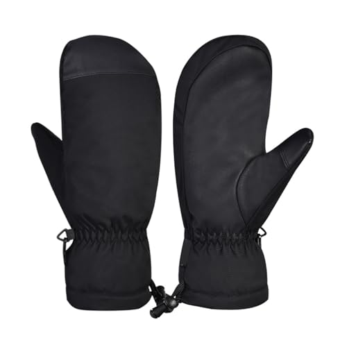 Fcnjsao Guantes de invierno Guantes de esquí Guantes de snowboard resistentes al agua Guantes cálidos para correr Ciclismo Senderismo