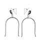 Equine Smile ES1032 Stecksporen Neigung Radsporen Reitsporen Reiten Sporen Spur hochwertiger Edelstahl (Damen 45 mm)