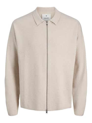 Cárdigan de punto hombre JACK & JONES con cierre de botones y corte clásico