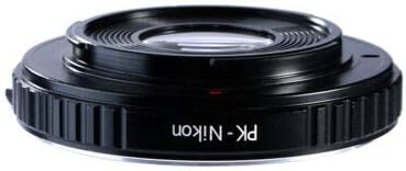 K&F Concept Lens Adapter Ring with Glass for Pentax K to Nikon F Mount D300 D810 D750 D610 D800 D7200 D7100 D7000 D700 Df D3s D3 D4 D5 Camera