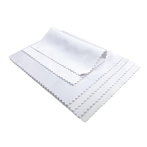 Tek Automotive Pro Ceramic Lot de 5 chiffons en daim microfibre de qualité supérieure pour application de revêtement en céramique – Finition ultra douce et soyeuse – 12 x 10 cm dans un sac de