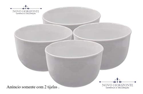 Kit Com 6 - Tijela Para Caldos - Cumbucas De Porcelana