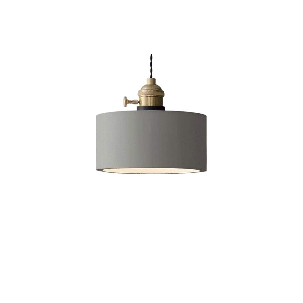 Chandelier béton E27 luminaire suspendu nordique pour chambre et bistrot
