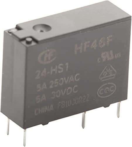 Relé HF46F-24-HS1 24V conmutador DIP4 compatible con ALDP 5A 250VAC para PCB 4