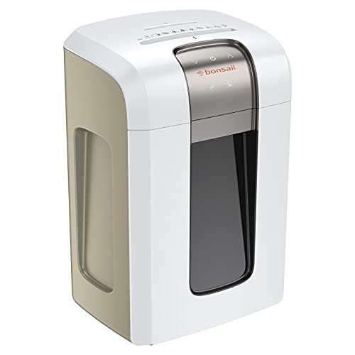 Bonsaii Micro Cut Shredder, P-6 Level Paper Shredder for Office Home Use Heavy Duty, 240-Minute 5 Sheets 7.9 Gallons High-Capacity Commercial Document Shredder for CDs Credit Cards Shredding - 5S30