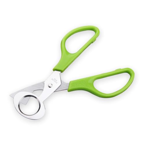 STOBAZA 2Pcs Quail Egg Scissors Stainless Steel Egg Shell Cutters with Comfortable Handles Cutter Tool for Kitchen Use and Egg Preparation