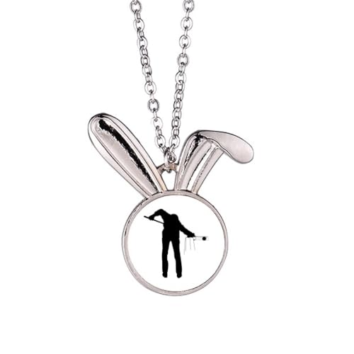Collier lapin éducation physique cadeau idéal pour prof de gym