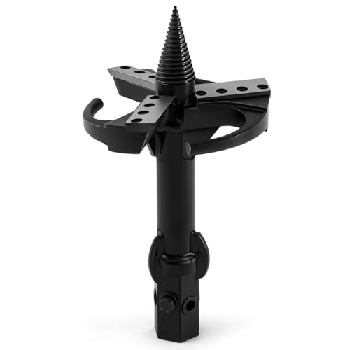 Lasnten 14 Inches Auger Stump Planer Heavy Duty Tree Stump Grinder Remover Auger Drill Bit for Planting, 3, 300 Ft/lb, 2" Hex Collar