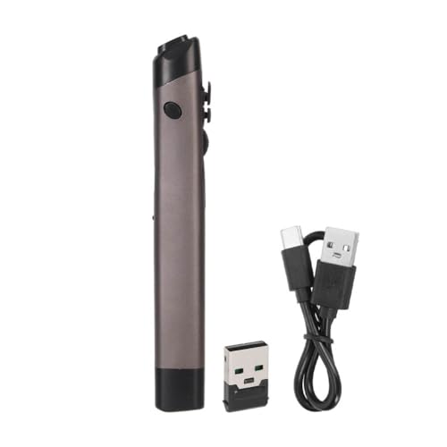 Joyzan Ratón óptico inalámbrico de bolsillo, ratón ergonómico para zurdos y diestros, ajustable de 2.4 GHz, mini ratones con función de lápiz capacitivo Bluetooth digital para PC, portátil, portátil