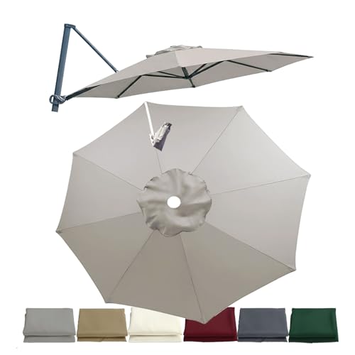 Toile de remplacement parasol imperméable pour modèle déporté