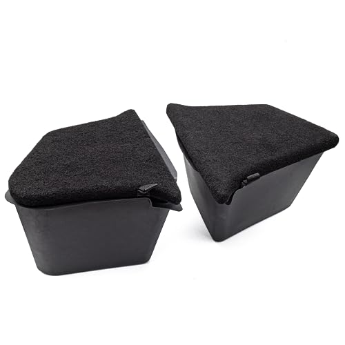 Inserti Laterali Per Bagagliaio Tesla Model Y - Verde, Organizer In TPE Con Coperchio (Shanghai Fino 02/2025) - 4
