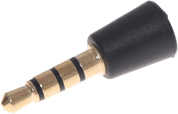 VizGiz 2 Pack PS4 Controller Microphone 3.5mm Plug 4 Pole 1/8 inch MIC Dongle for Play Station 4 Switch DSLR Camera Laptop Tablet Mobile Phone Game Player iPad WII Xbox ONE 360 PC PS3