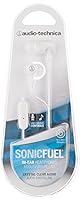 Audio-Technica ATH-CLR100iSWH SonicFuel In-Ear Headphones with In-Line Mic &amp; Control, White