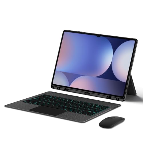 Étui Surface Pro 11 noir antichoc clavier rétroéclairé souris intégrée