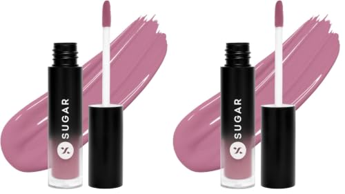 Image of SUGAR Cosmetics Mousse Muse Lip Cream | Lasts 24+ Hrs | Creamy Mousse Lipstick | Waterproof & Smudgeproof | 5ml - 09 Girl With Peaches (Pack of 2)