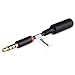 Vastar® 3.5mm Headset Audio Jack Extender; Headphone Adapter for Battery Charger Case, Power Case, Juice Pack for iPhone and Android Smartphones and Tablets; 4-Pole 3.5mm Male to 3.5mm Female Extension Cable [Gold Plated Connectors / No Sound Distortion / Works with Volume Controls and Credit Card Readers