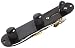 3 Way Switch Loaded Guitar Control Plate Wired Control Plate for Telecaster Guitar, Black