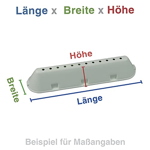 Bosch Siemens 669833 00669833 ORIGINAL Mitnehmerrippe Trommelrippe Drum Paddle 213x55x43mm 9 Löcher Waschtrommel Waschmaschine auch Balay Constructa Koenic Pitsos Profilo Viva