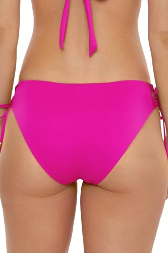 Trina Turk Women's Standard Monaco Side Tie Beaded Hipster Bikini Bottom, Cheeky Coverage, Swimwear Separates3