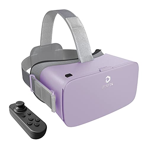 Image of virtual reality headsets for phone (dark purple) no Controller 1