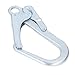Safety Hook, 22KN Load Capacity Galvanized Alloy Steel Self Locking Chain Hook, Double Unlocking Mechanism for Industrial Use