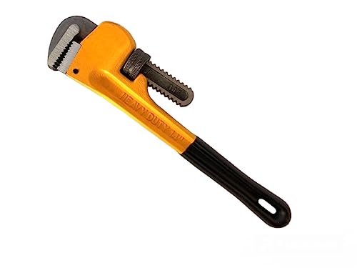 TANIASHOP Chiave Giratubi Modello Americano 14 355mm con Apertura Regolabile Giratubo Tubi Chiave Inglese Chiave a Pappagallo al Cromo Vanadio Corpo in Ghisa per la Riparazione di impianti idraulici