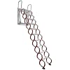 Rieort Attic Staircase Loft Ladder Pull Down Attic Stairs Lightweight Folding Ladder Save Space Telescoping Ladder Anti-Slip Steps Attic Ladder3-3.3m