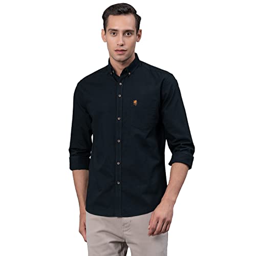 Image of Red Tape Men's Cotton Shirt | Solid Cotton Shirt | Full Sleeves Shirt