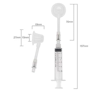 Unnderwiss Correttore Del Capezzolo Dell'Aspiratore Del Capezzolo - Estrattori Del Capezzolo Ventose Per Capezzoli Piatti E Invertiti Con Custodie (2 Setï)