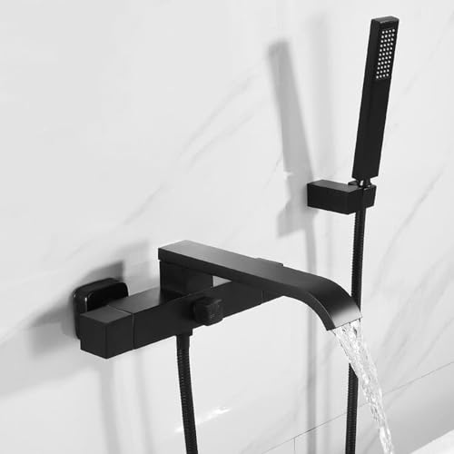 Mitigeur de baignoire résistant au calcaire robinet laiton eau noire
