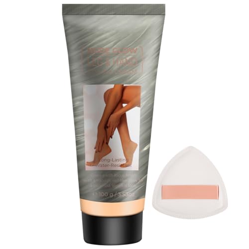 Jutqut Waterproof Leg & Body Makeup With Puff