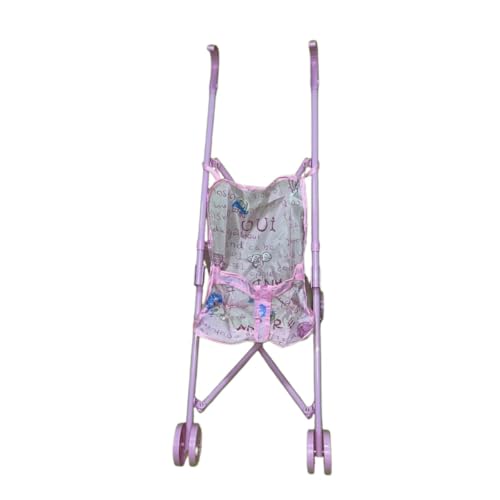 Carrinho de Passeio Dobrável para Boneca, Lilás