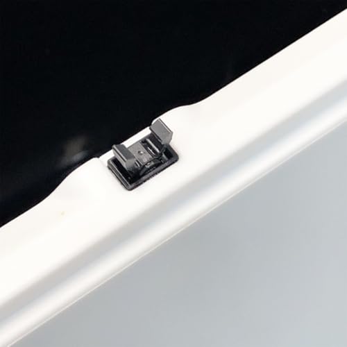 10Sets schwarzer Kunststoff Müllbehälter Deckel Schloss Schnallen Universal Müllbehälter Ersatz Presse Schnalle Verriegelung Clips Schlüssel Schalter für den Einsatz zu Hause und im Freien