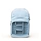 BREVITE Jumper Photo Kompaktkamera-Rucksack: ein minimalistischer und reisefreundlicher Fotografierucksack, kompatibel mit Laptop- und DSLR-Zubehör, 18 l, Himmelblau, blau