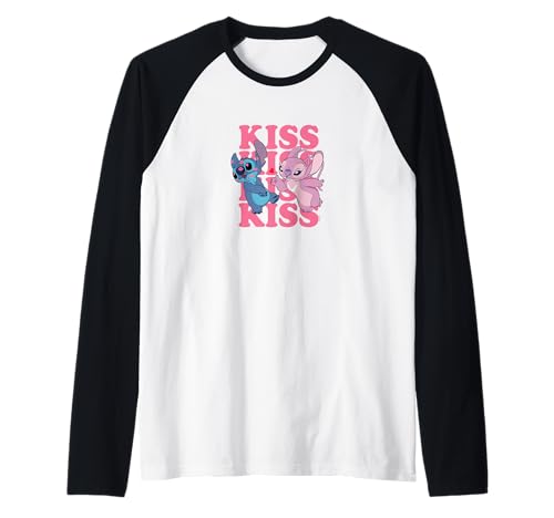 T-shirt Stitch et Angel de baseball raglan de Lilo et Stitch pour fans de Disney