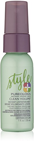 Pureology Clean Volume Instant Levitation Mist , Leave-In Spray , All-Day Volume