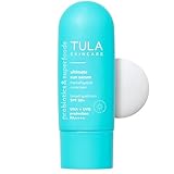 TULA Skin Care Ultimate Sun Serum - PentaPeptide Sunscreen, Broad Spectrum SPF 50, UVA + UVB Protection, Silky, Weightless Formula Glides On & Absorbs Instantly, 1.69 fl. oz.