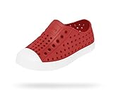 Native Shoes, Jefferson Child, Kids Lightweight Sneaker, Torch Red/Shell White, 13 M US Little Kid