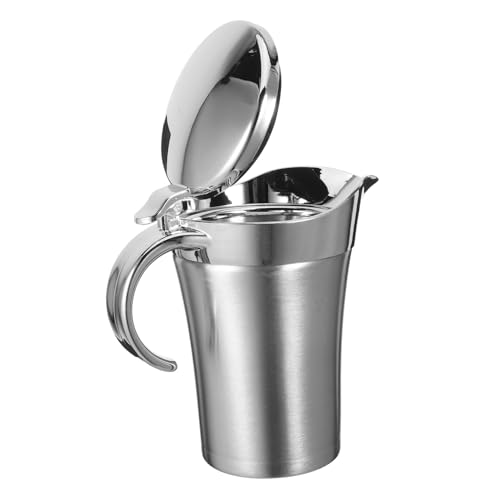 ULTECHNOVO Stainless Steel Double Insulated Gravy Boat Jug Thermal Sauce Server for Restaurants and Home Use with Precise Portion Control Food Service Vessel