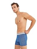 geometric print wallpaper NAVY (708) Koton 3-Pack Boxer Set Geometric Printed Cotton, Navy (708), XXL de los Hombres