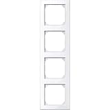 4fach Merten 478425 M-SMART-Rahmen, 4fach, aktivweiß glänzend