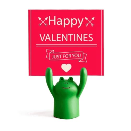 Porte-mémo Happy Valentine's Day décoration grenouille